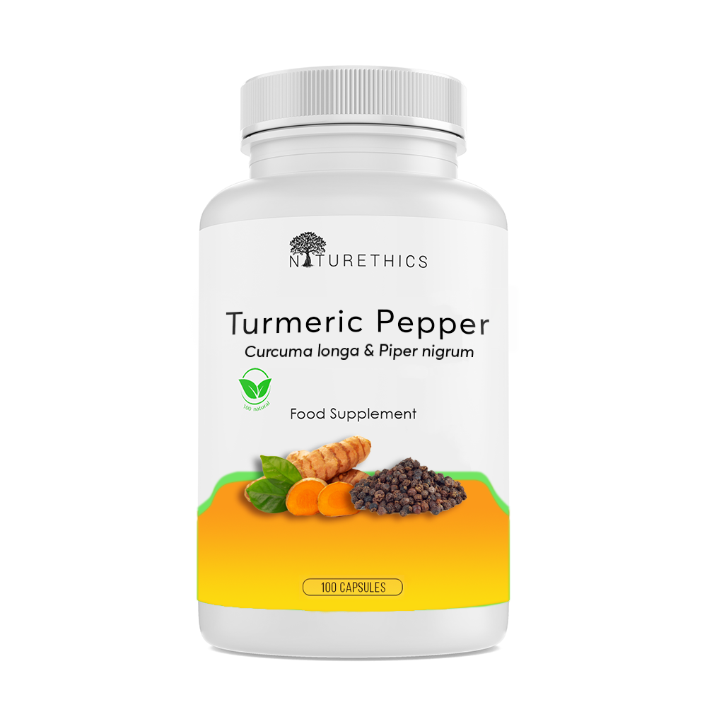 South All Naturals Turmeric Black Pepper Food Supplement (100 pcs of capsules) for Liver Health