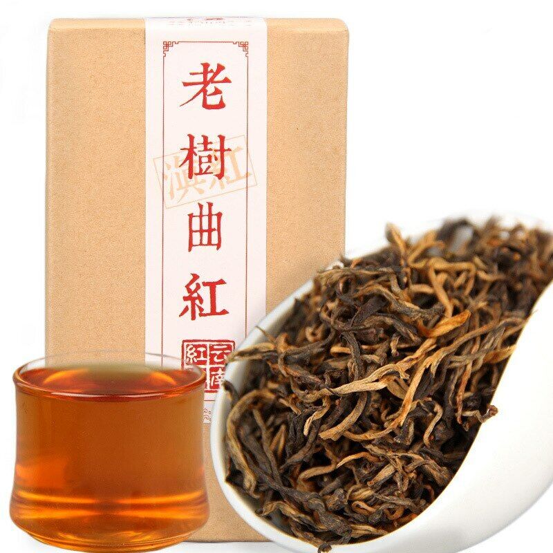 Red Chinese Tea Black Tea Yunnan Dian Hong Black Tea Black Old Tree 80g/box Chinese tea leaves products Loose leaf original Green Food organic