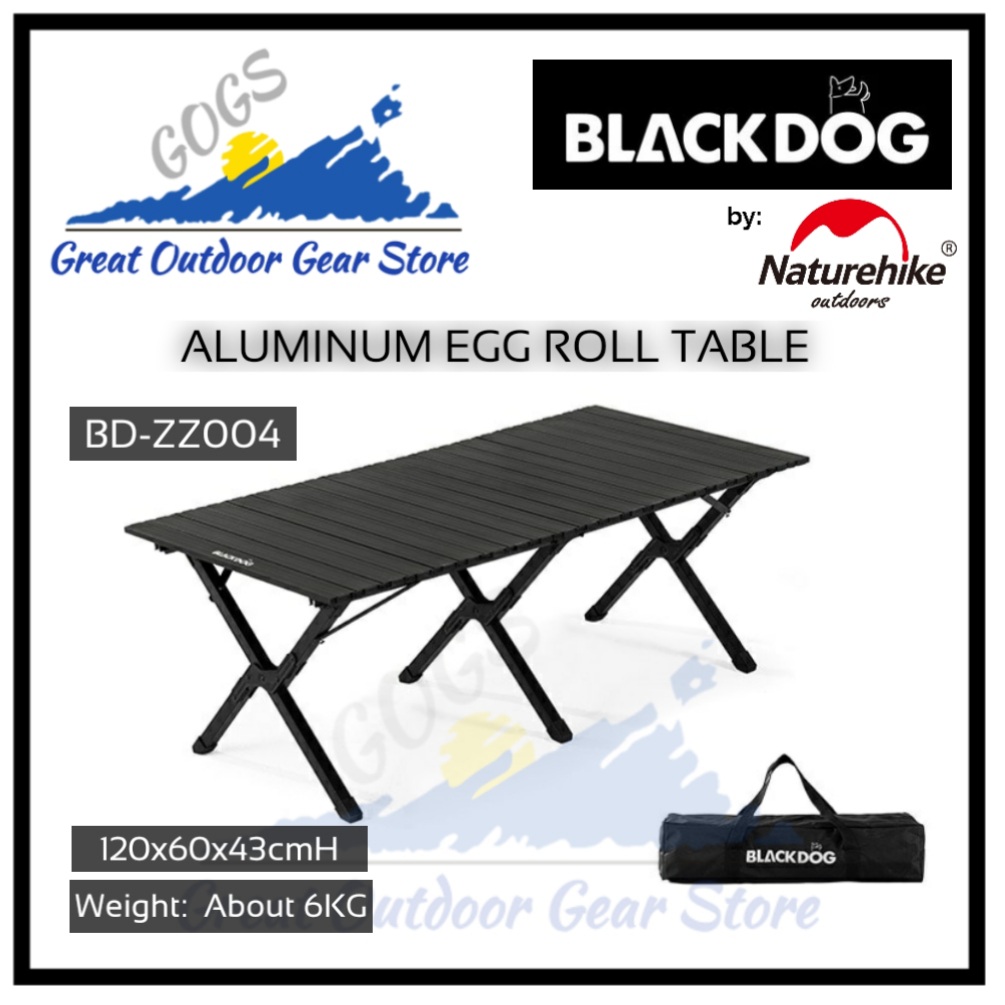 Blackdog by Naturehike Aluminum Eggroll Table Portable Camping Outdoor Table Furniture BD