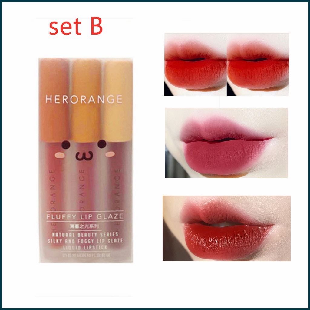 herorange fluffy lip glaze