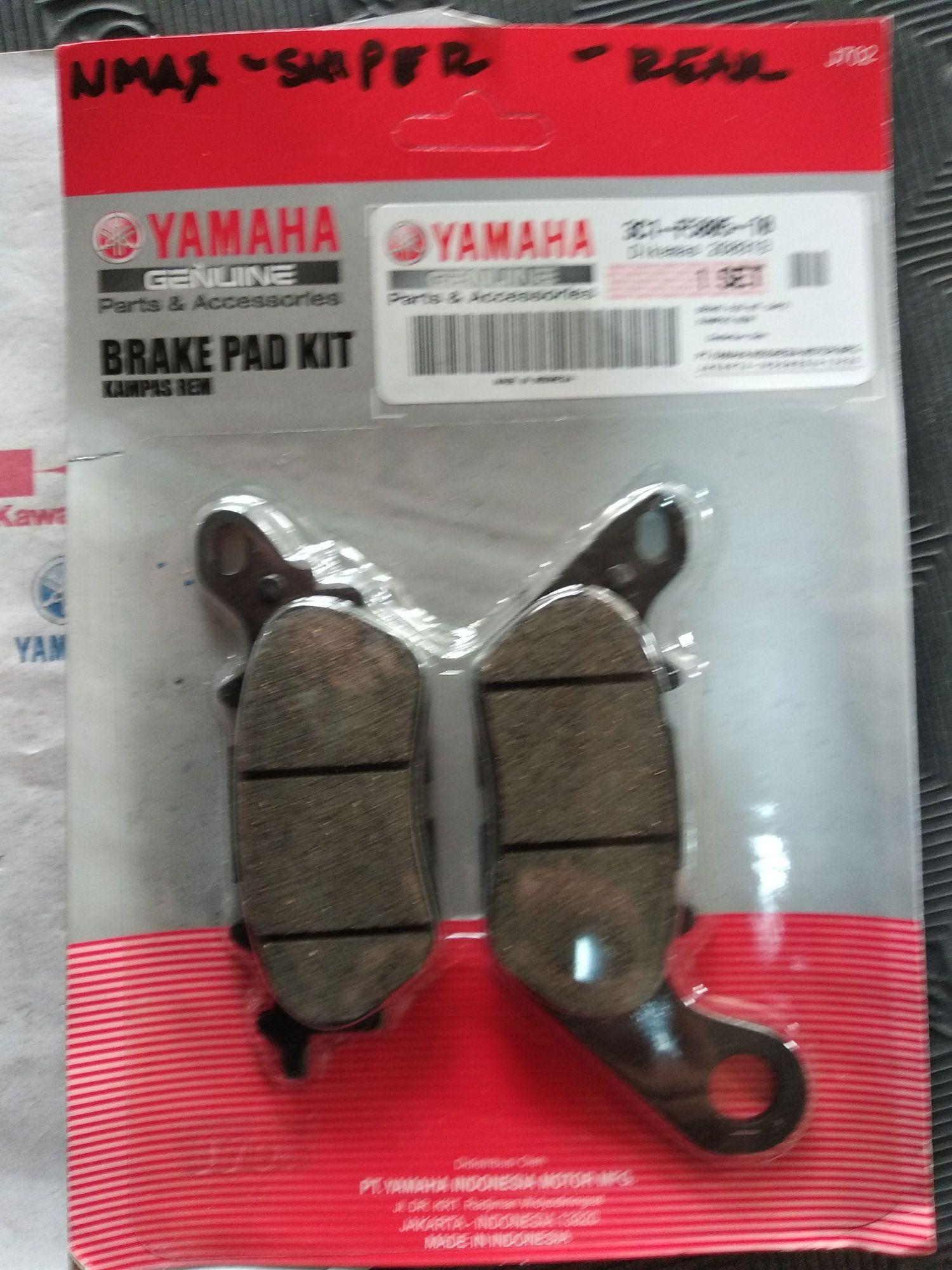 YAMAHA NMAX SNIPER 150 REAR BRAKE PADS SET 3C1F58051000 Lazada PH