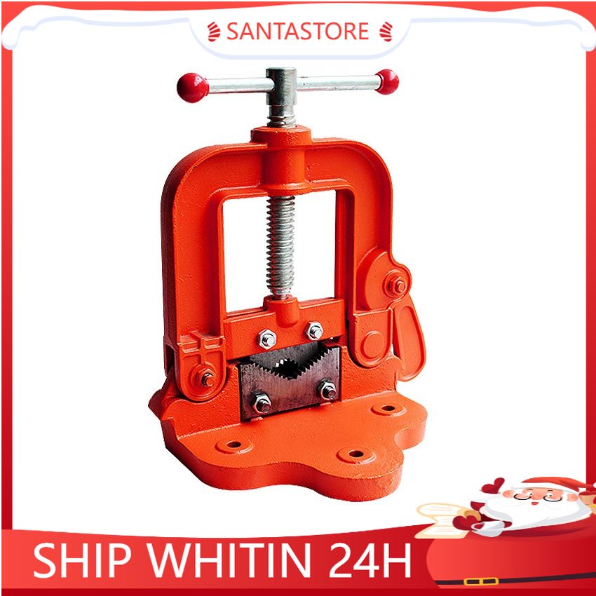 2" 3" Table Rotating Pipe Clamp Vise Heavy Duty Pipe Brench Vise High