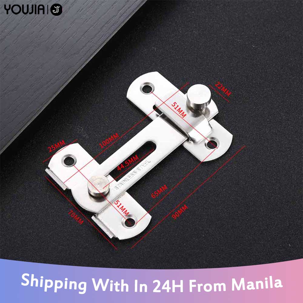 Latch Locks for Door Stainless Steel Sliding Barn Door Latch for