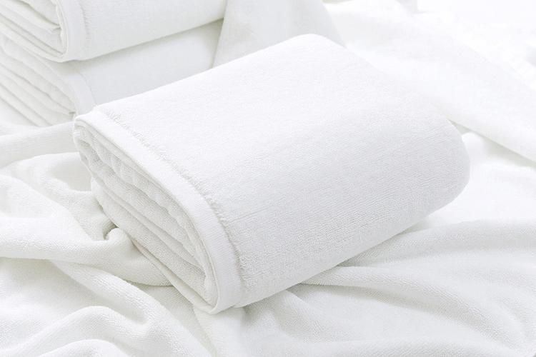 KHÁCH SẠN Thẩm Mỹ Viện Ngâm Chân Trắng Khăn Tắm Cỡ Lớn Dày 100% Cotton 100% Cotton Nhà Máy Sản Xuất Trực Tiếp Hàng Loạt Chữ Thêu Logo