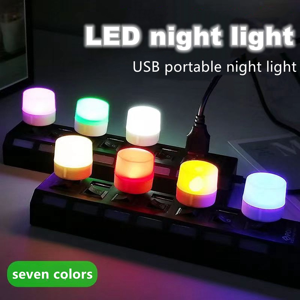 Đèn ngủ 1W Phòng ngủ Đầu giường Hành lang Nhà vệ sinh Đèn ngủ khẩn cấp Đèn USB Đèn ấm