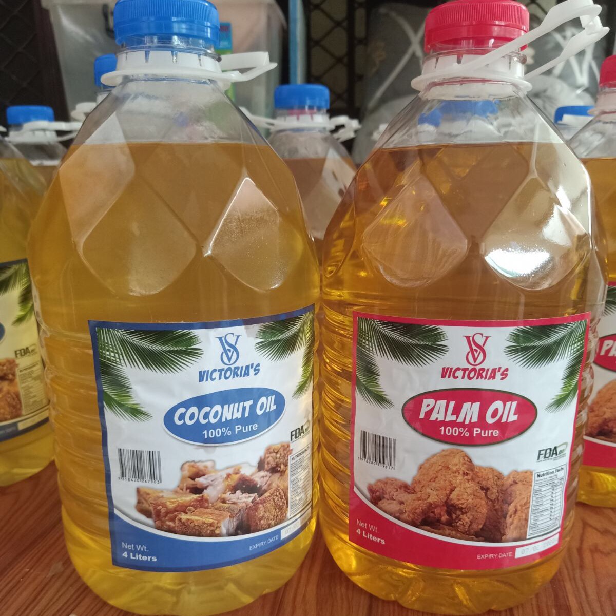Victoria Coconut Cooking oil and Palm Cooking oil in Bundle, FDA