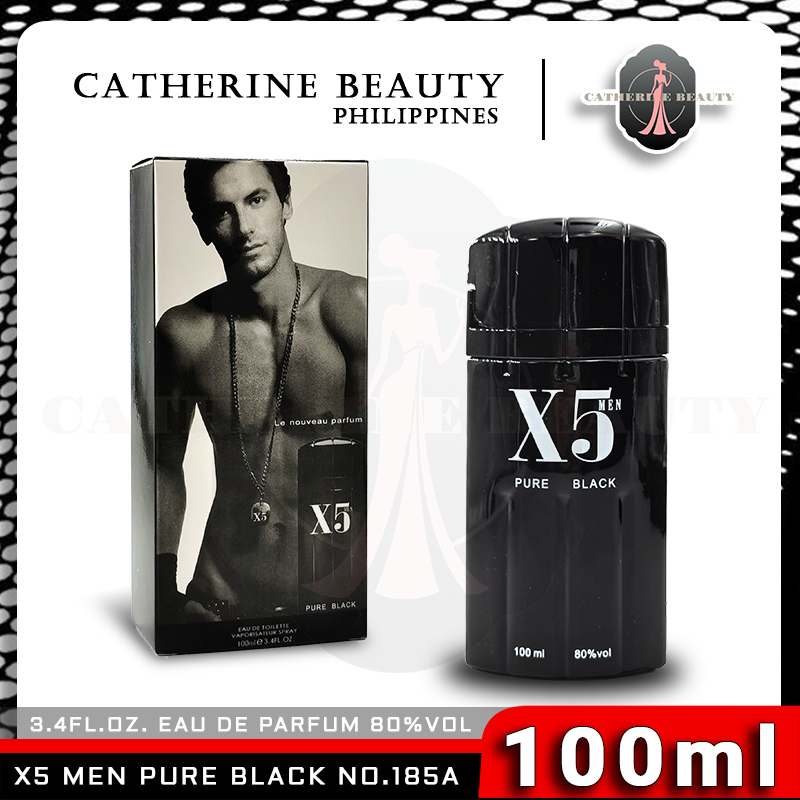 Catherine Beauty Perfume X5 Men Pure Black NO.M185A 100ml Perfume