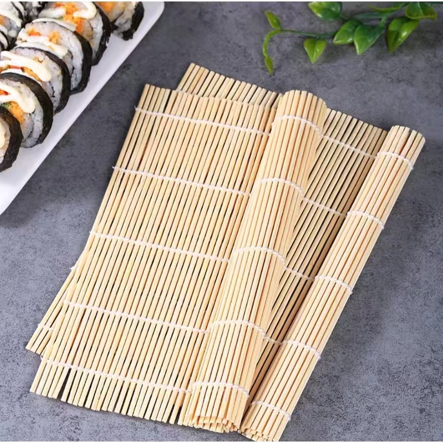 Bamboo Sushi Mat Rollers Asian Japanese Korean Bamboo Kimbap Rolling