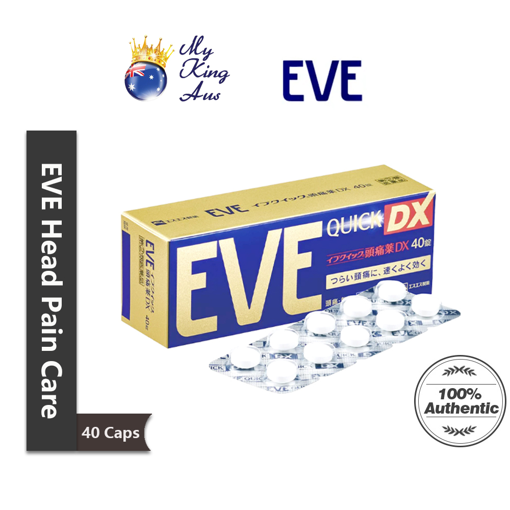 Eve Quick JapanRabbit Head Pain Care 40 Capsules Gold [My King AUS ...