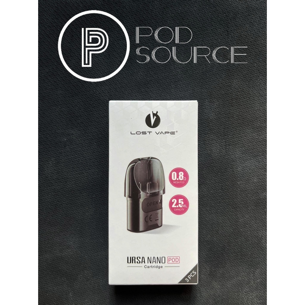E.ph [AUTHENTIC] Lost Vape Ursa Nano Cartridge (3 cartridges per pack
