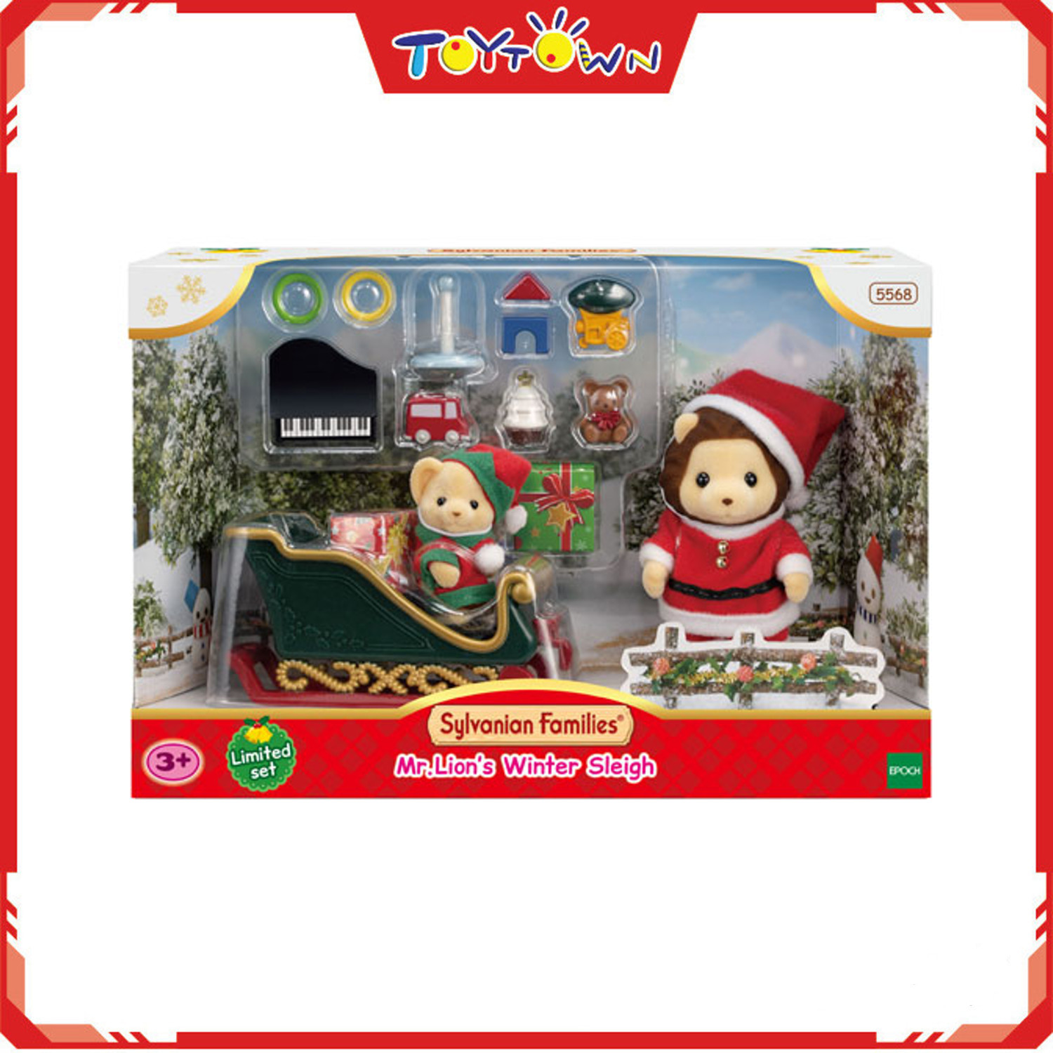 Sylvanian Families - Mr.Lions Winter Sleigh Multicolor Mr.Lion