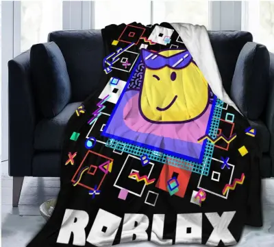 Robloxes 3D Blanket Flannel Bed Throw Soft Cozy Bedspread Sofa Gift All Season Living Room/Bedroom/Office Warm Blanket