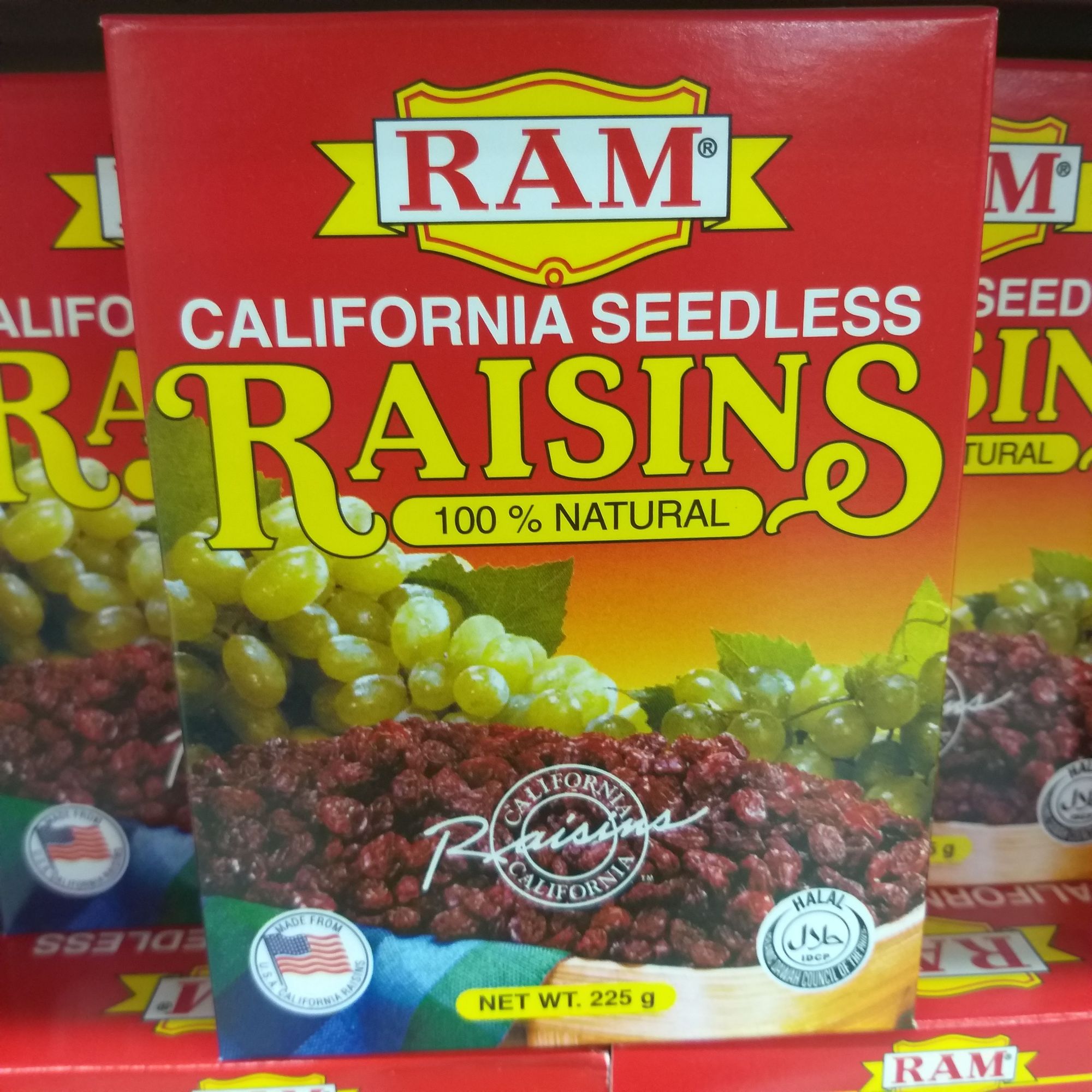 Ram California Seedless Raisins 225grams Lazada PH