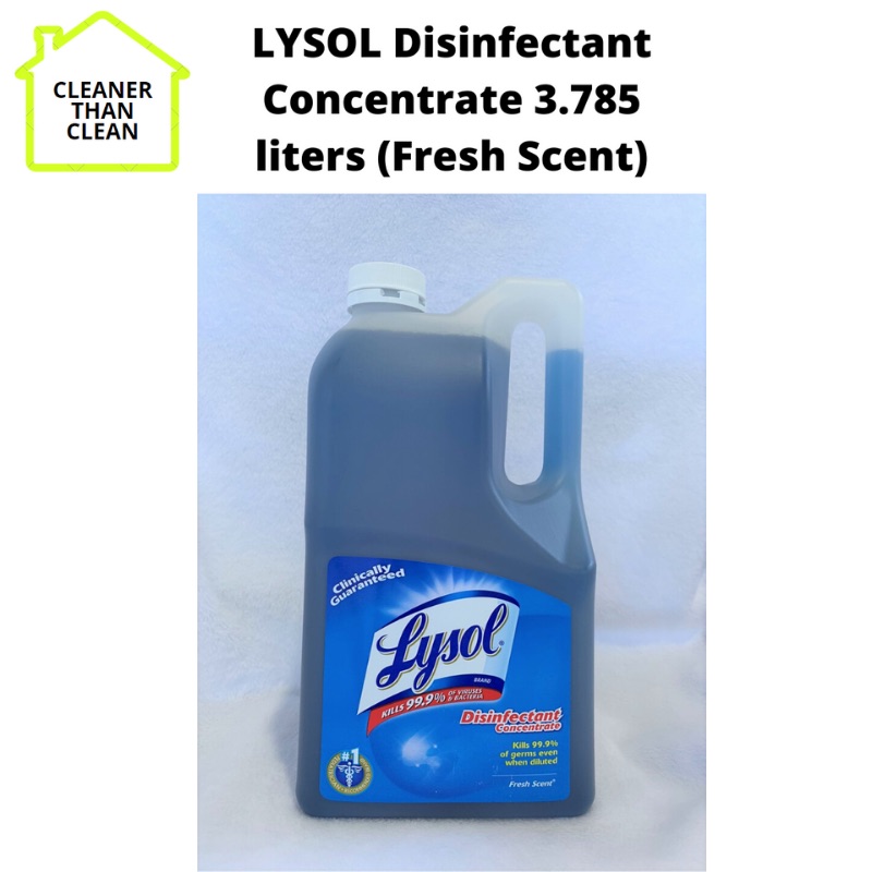 Lysol Disinfectant Concentrate 3.785 L Lazada PH