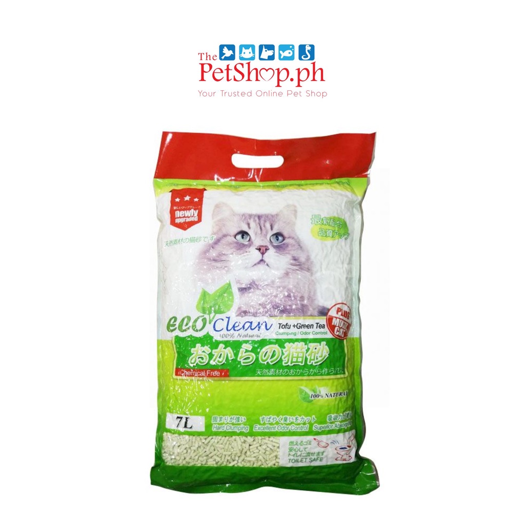 ♙Eco Clean Tofu Cat Litter Clumping 7L☜ Lazada PH