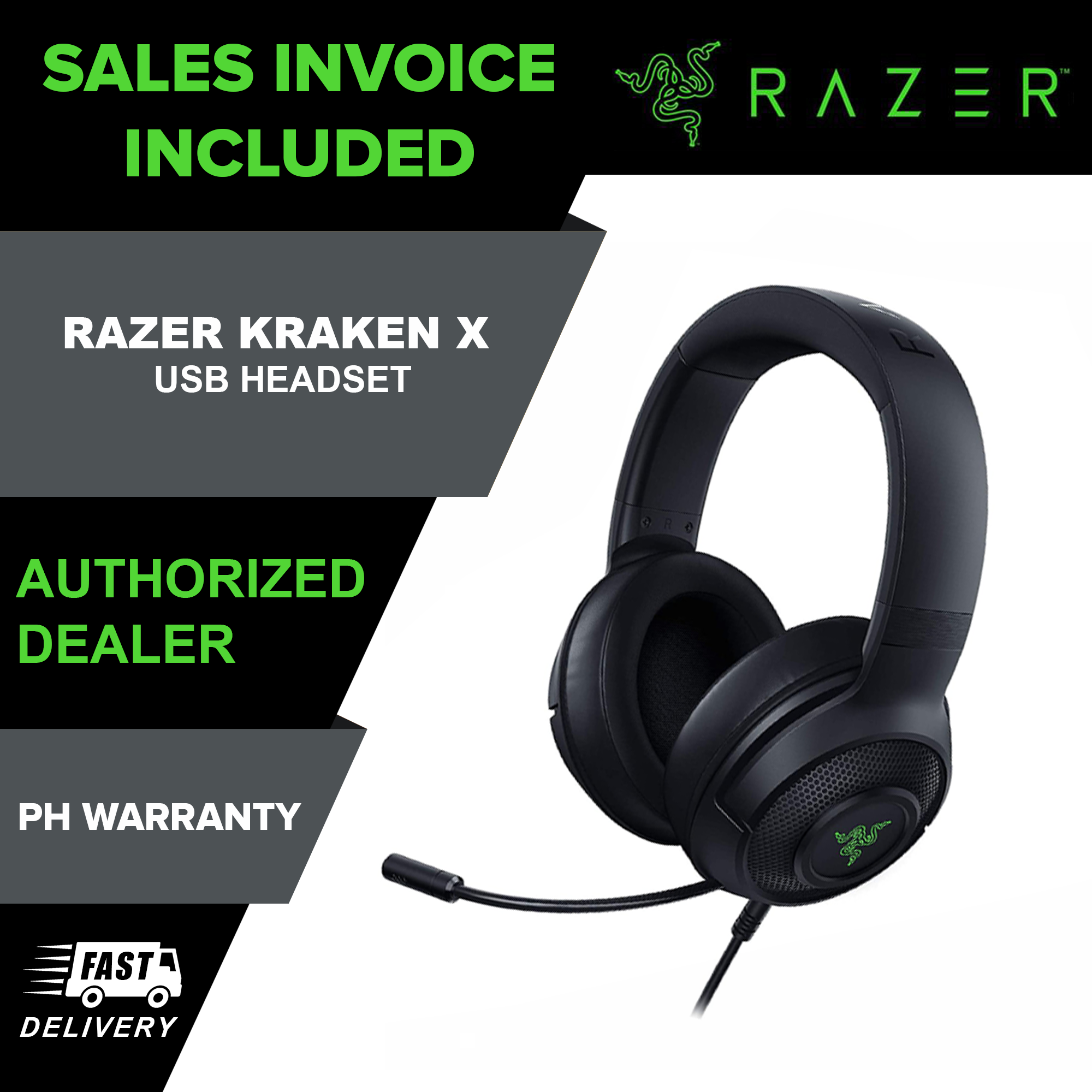 Razer Kraken X Usb Gaming Headset Shop Razer Kraken X Usb Gaming Headset With Great Discounts And Prices Online Lazada Philippines