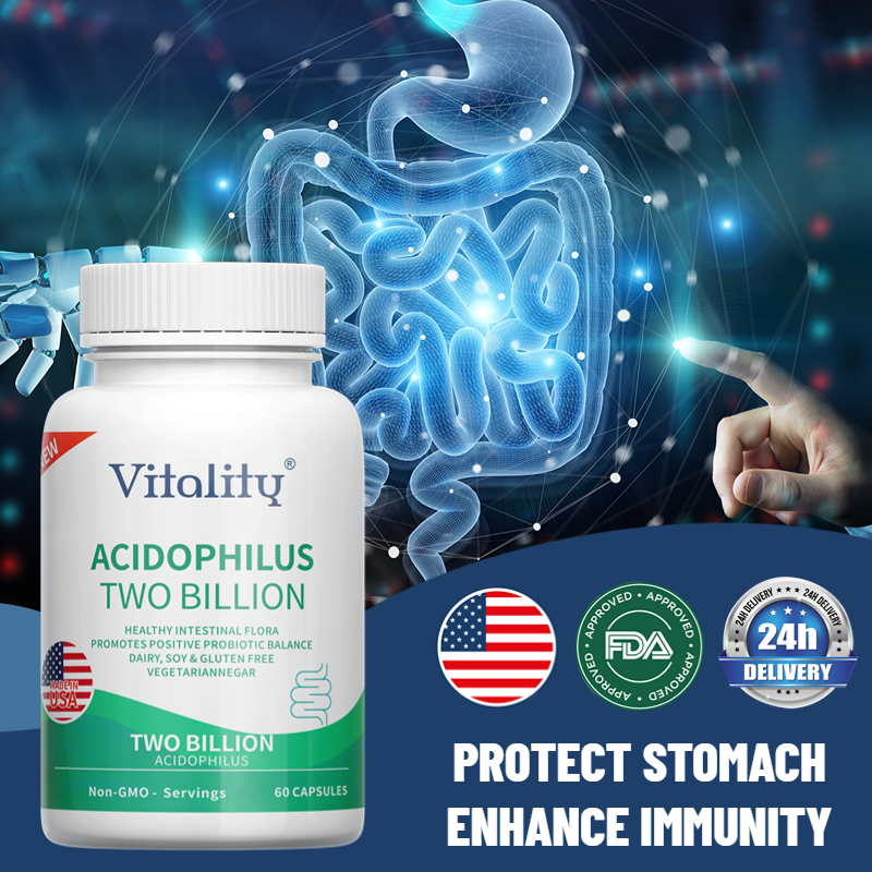 Lactobacillus Acidophilus Probiotic, Supports Digestive Absorption, 2