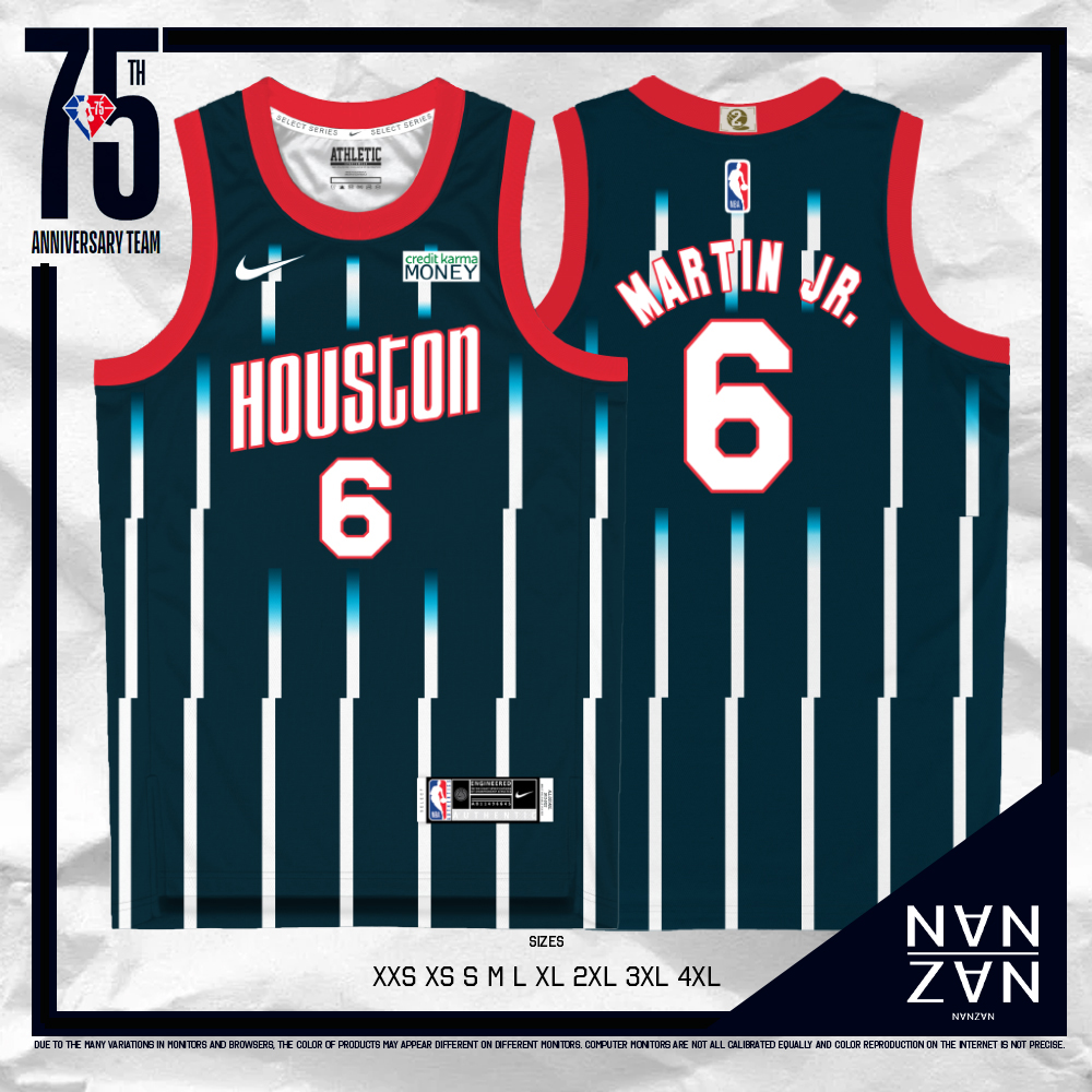 Houston Rockets Jersey Shirt, Kenyon Martin Jersey Shirt, Nba