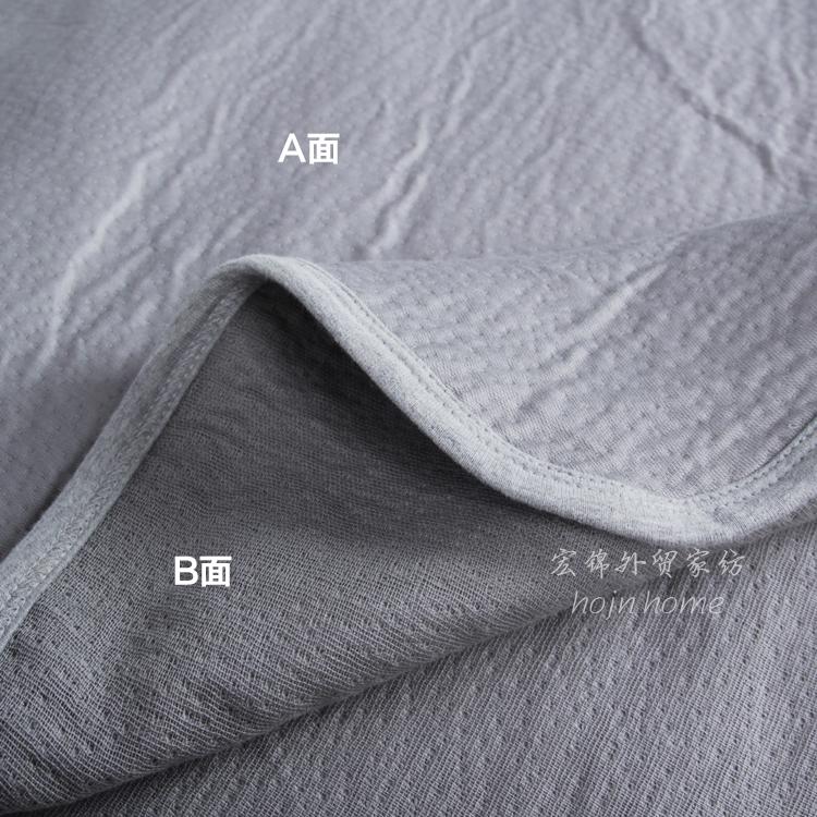 Xuất Khẩu Âu-mỹ Nhiều Hơn Một 100% Cotton Dày 3 Lớp Vải Xô Hai Người Ga Trải Giường Đệm Giường Giường Chăn 230X250 Thoáng Khí