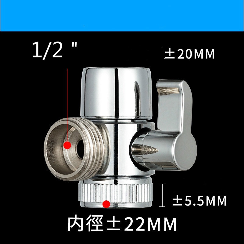 Water filter faucet diverter valve RO system pipe joint brass material