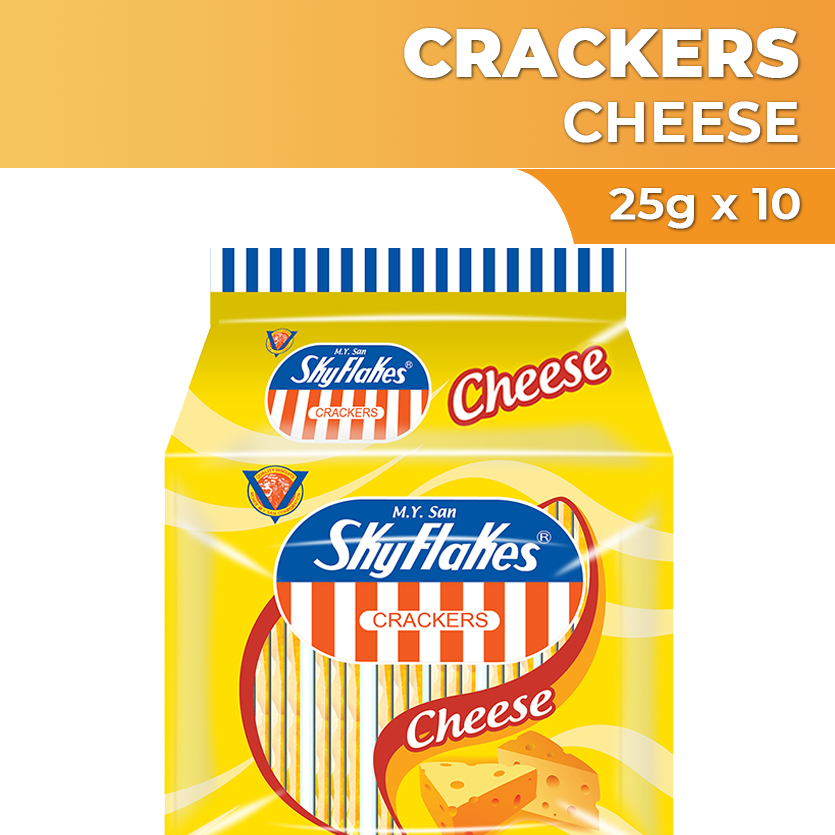 Skyflakes Crackers Cheese Flavor 25gx10 Lazada PH