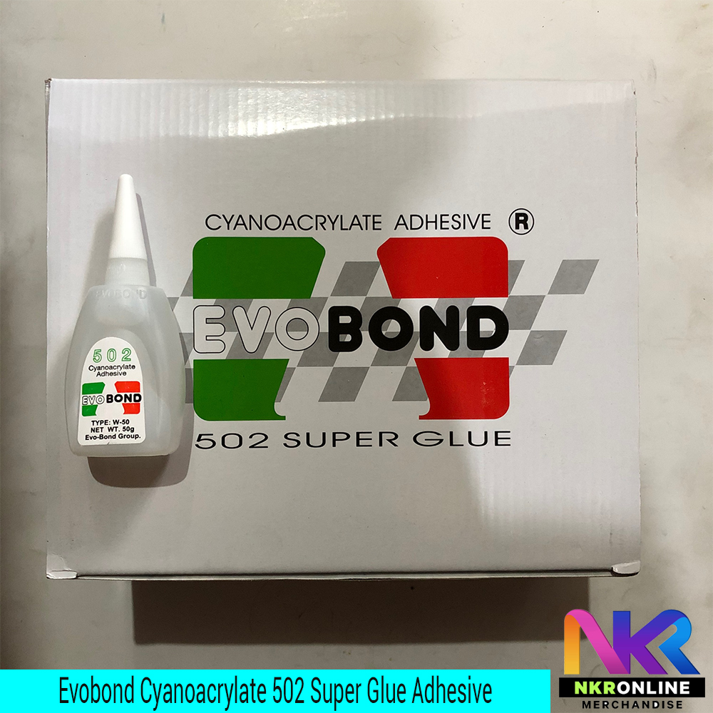 Evo Bond (Original) Cyno Cyano Tarpaulin Acrylic Glue 50 grams Quick