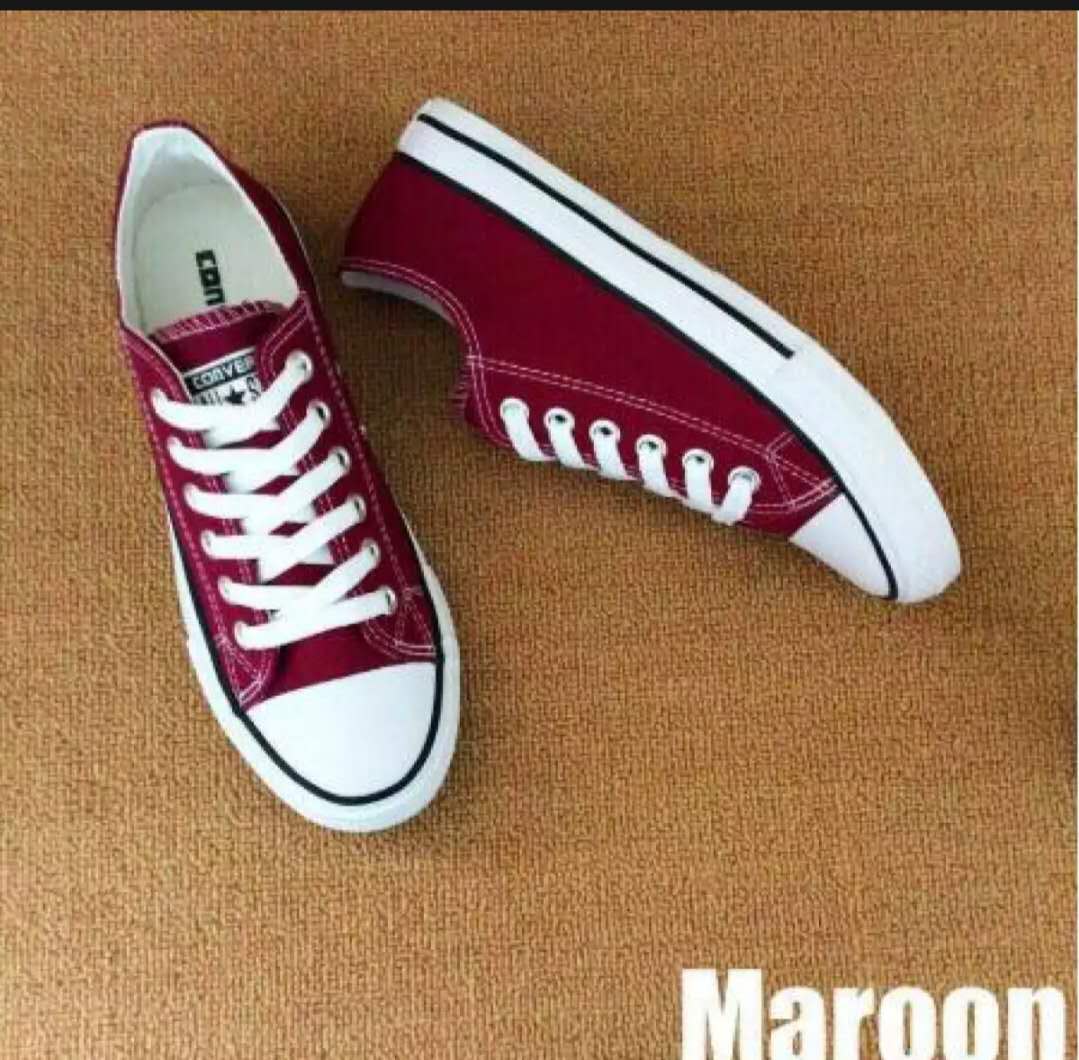converse low cut maroon