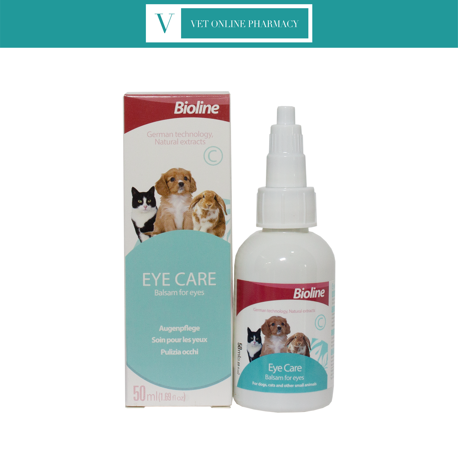 Bioline Eye Wash for Dogs & Cats 50ml (Exp December 28 2024) Lazada PH