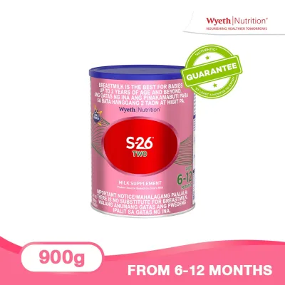 Wyeth® S-26® TWO Milk Supplement for 6-12 Months Can 900g x 1