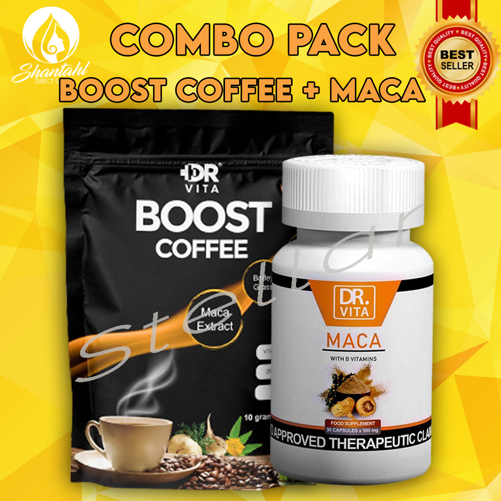 Combo Pack Of Drvita Maca And Dr Vita Boost Coffee Safe And Effective Sexual Booster Muscle 8235