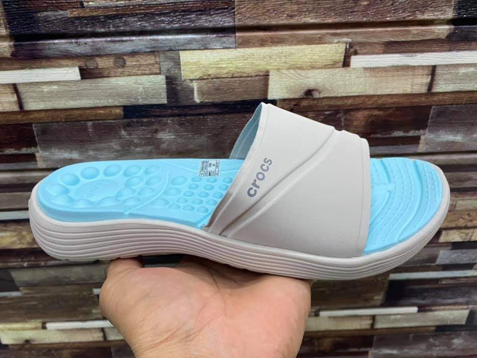 NEW CROCS REVIVA SLIDE W MINTBLUE | Lazada PH