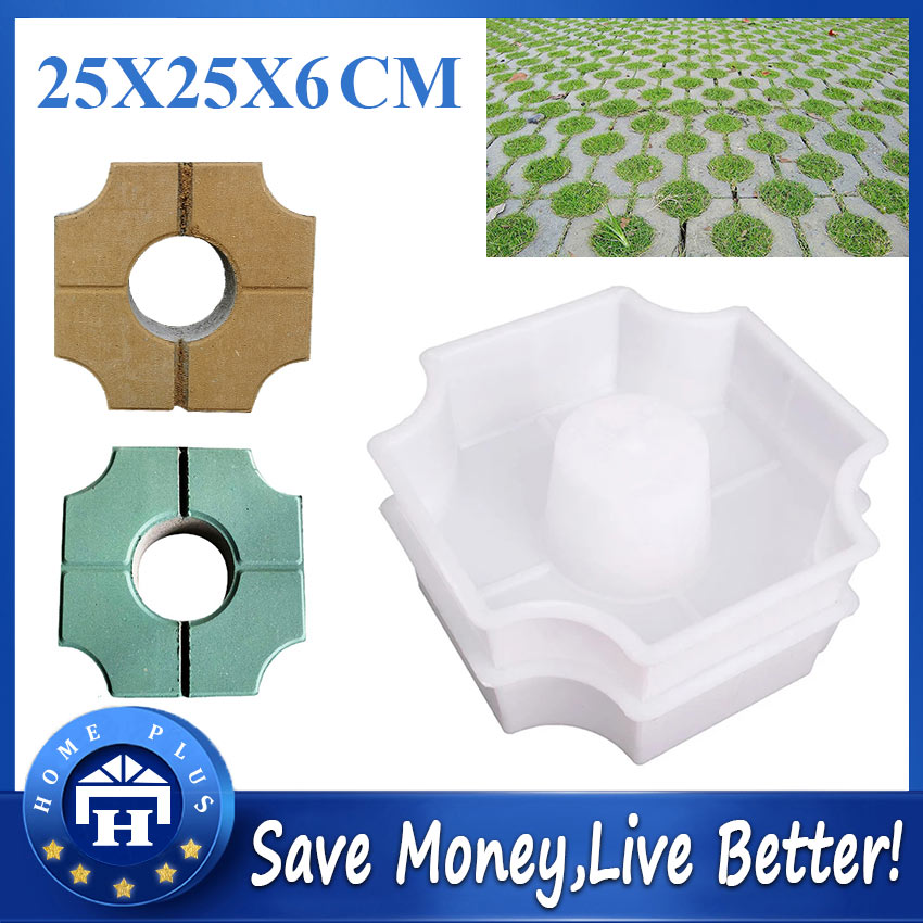 DIY 1 Hole Lawn Planting Brick Mold Plastic Brick Mold Paving Propylene