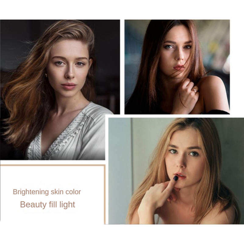Fill Flash Lens Light Lamp Clip Three Stop Dimming Mini Durable Practical 10 LED Selfie Ring Beauty