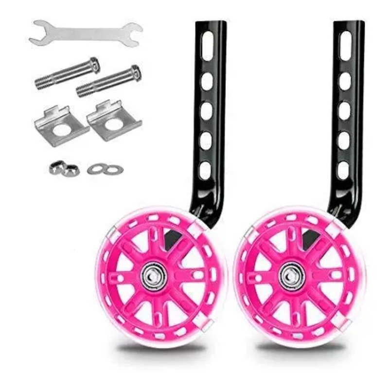 Bike Training Wheels for Kids Bicycle Adjustable Stabiliser, Suitable for 12 14 16 18 20 Inch Children's Bike