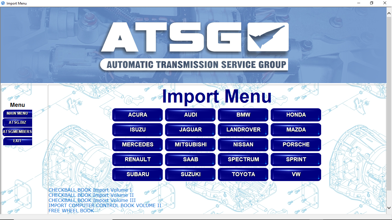 ATSG Transmission Repair Manuals Mechanical and Electrical Wiring