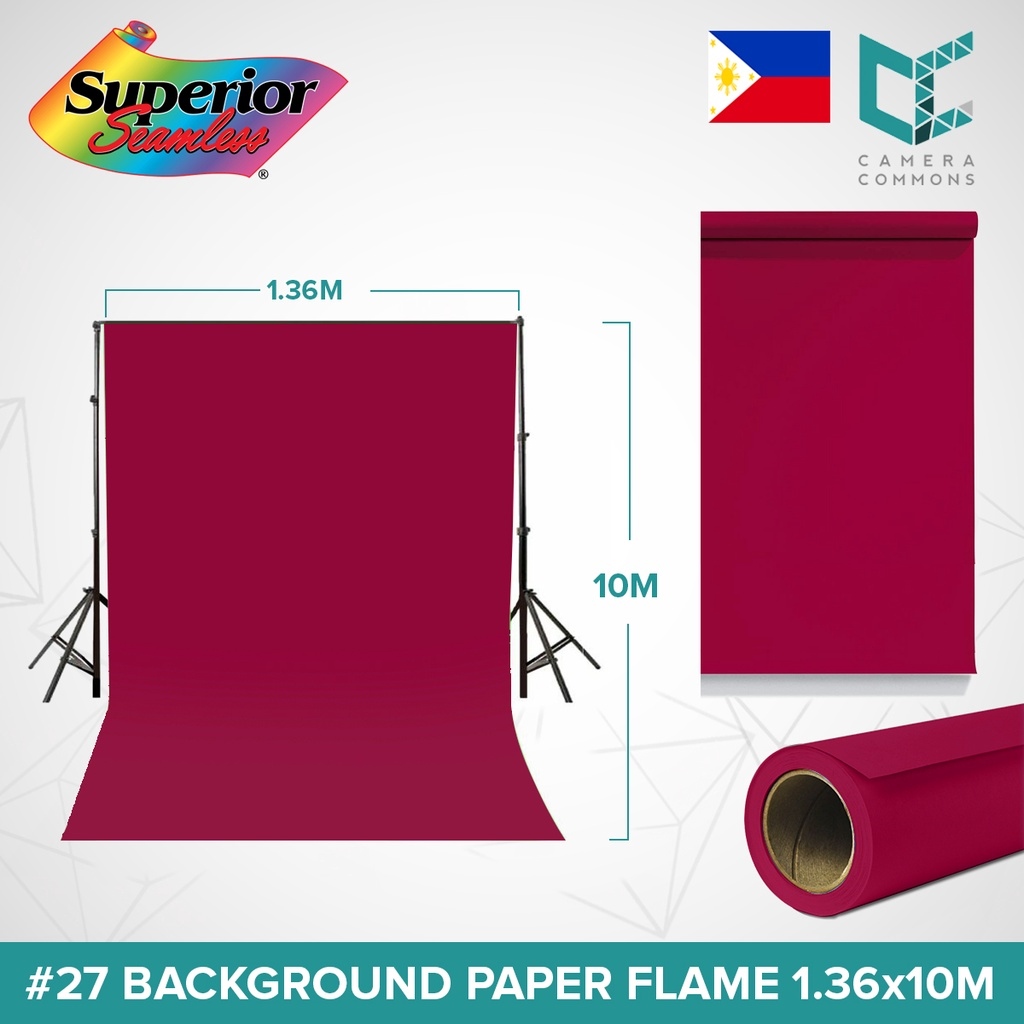 27 Flame Seamless Paper - Superior Seamless