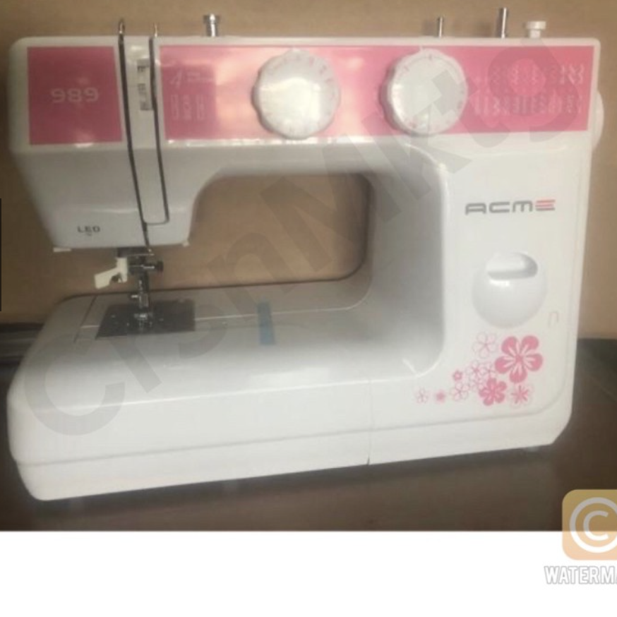 ACME MULTIFUNCTION PORTABLE SELFTHREADING SEWING MACHINE MODEL 989