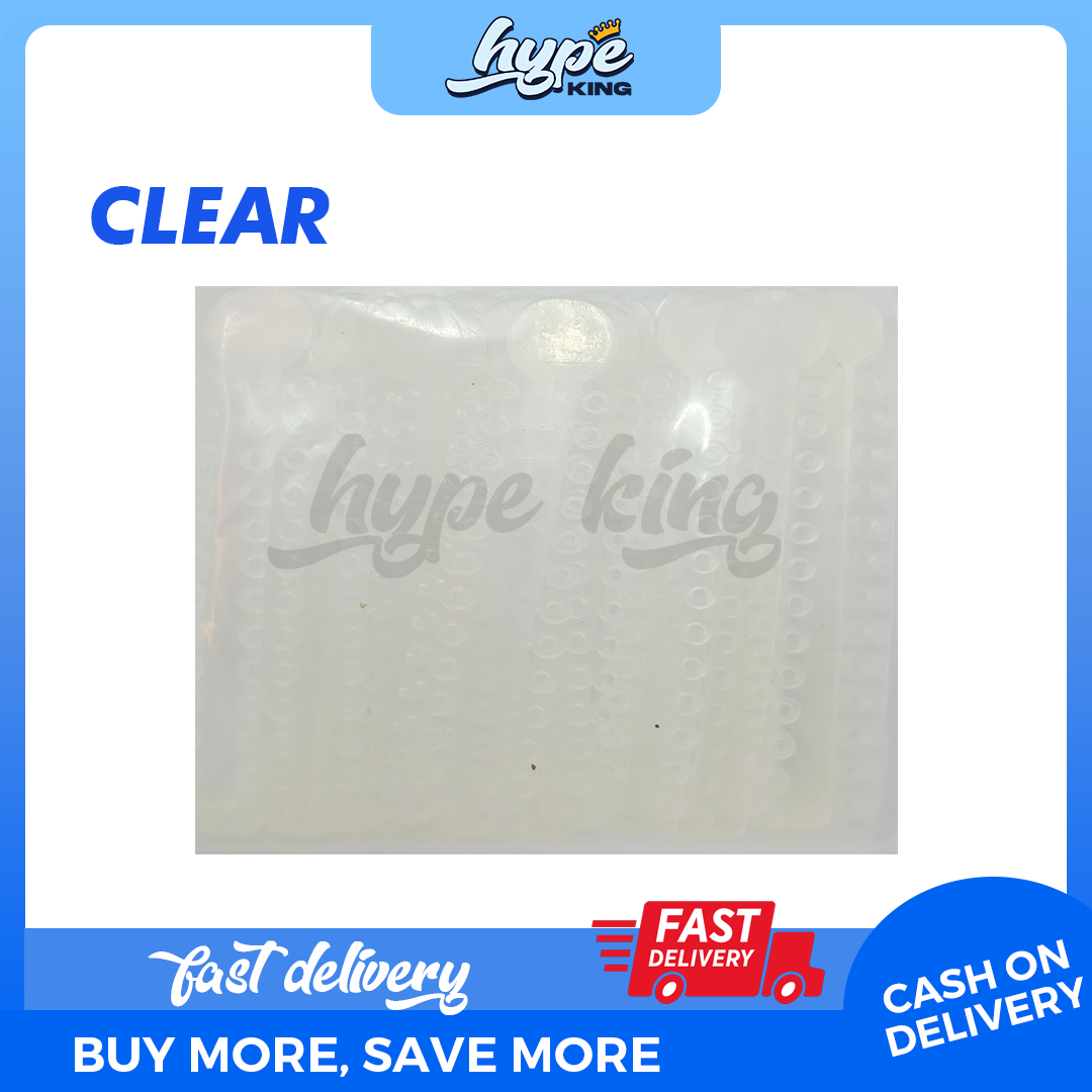 40 PCS CLEAR / TRANSPARENT COLOR ELASTOMERICS RUBBER Lazada PH