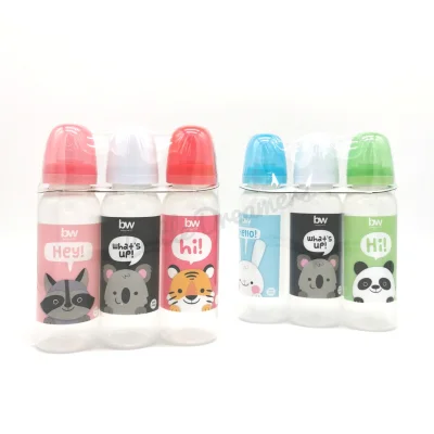 Babyworld 8oz. Feeding bottle pack by 3 (031-3PP) (107-3PP)
