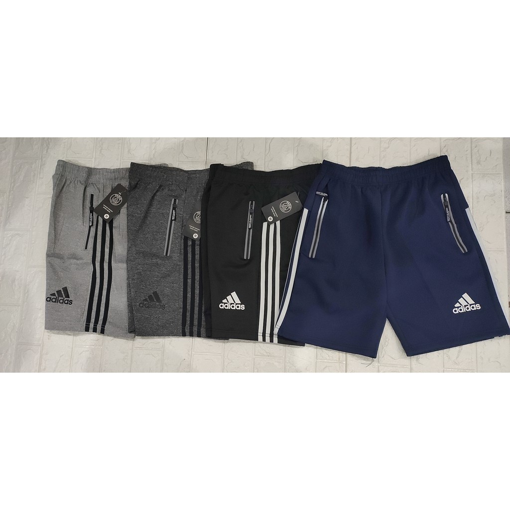 adidas men's shorts with zipper pockets