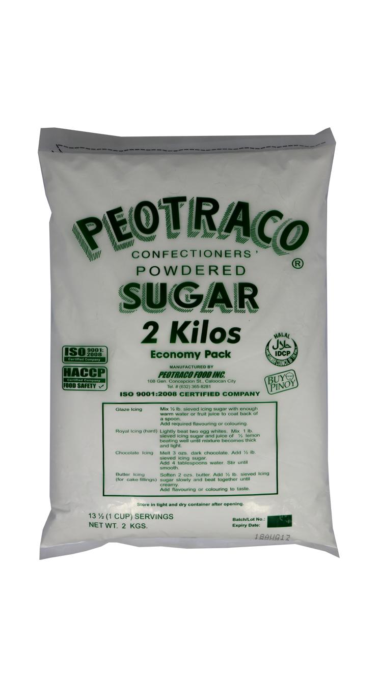 Peotraco Confectioner's Powdered Sugar 20kg   Lazada PH