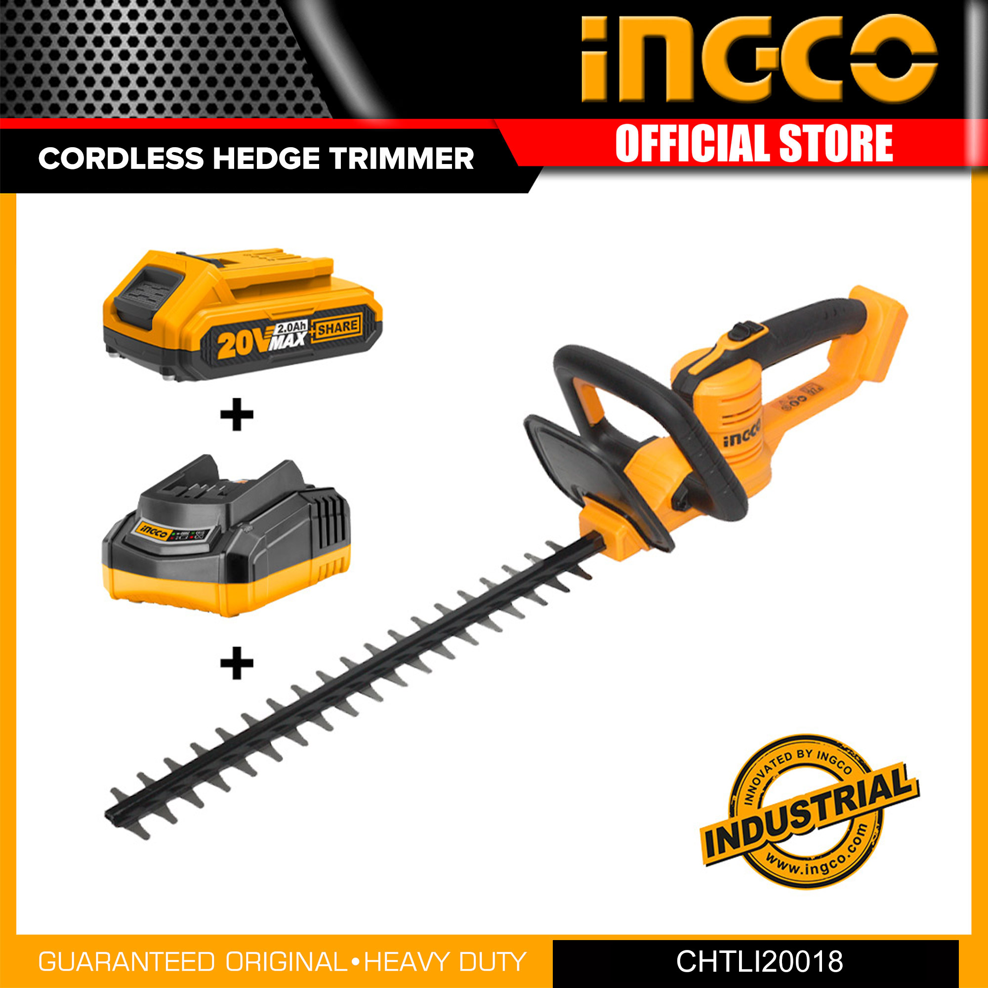Ingco CHTLI20018 20V Lithium-Ion 