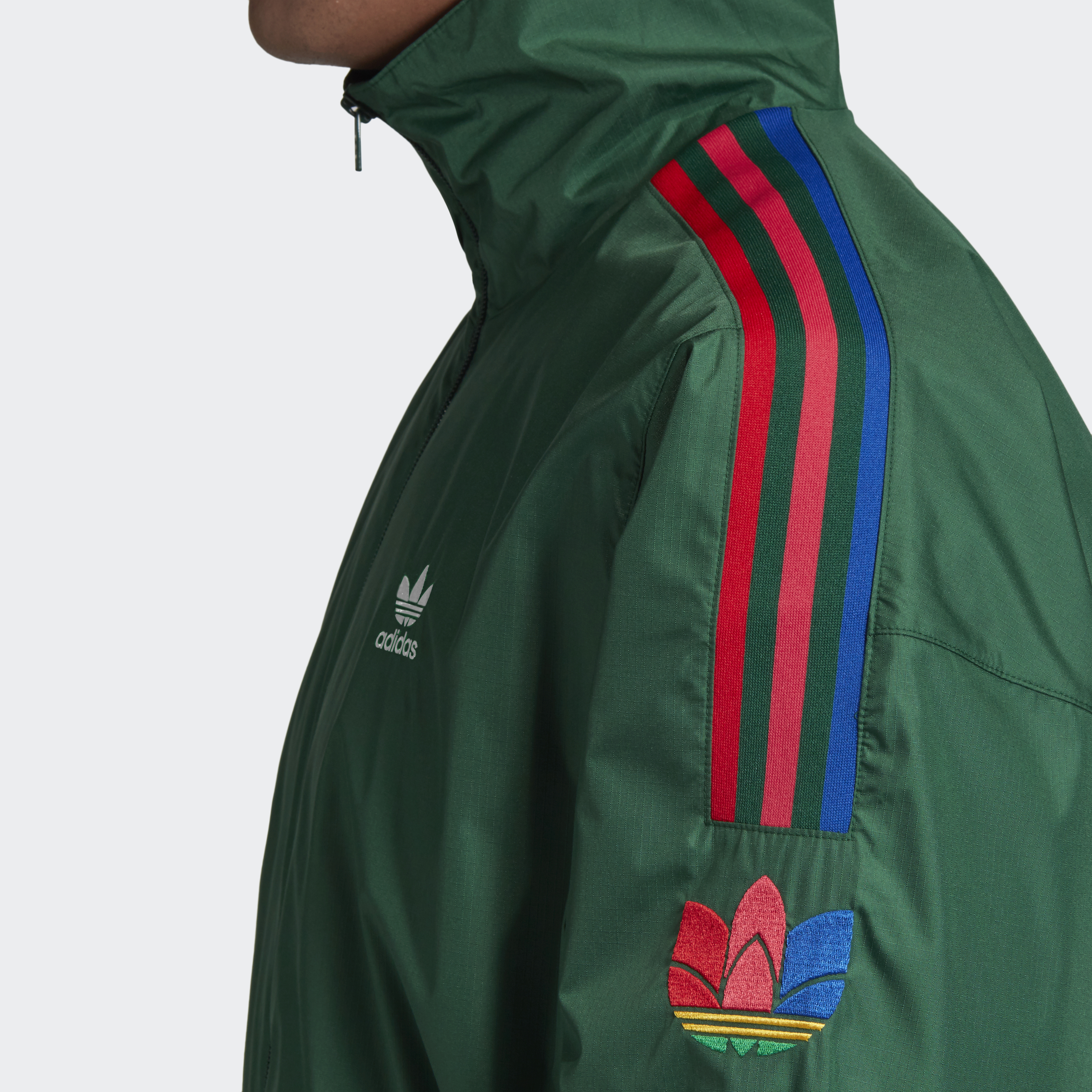 adidas ORIGINALS 3D Trefoil 3-Stripes Track Jacket Men green GE0847 |  Lazada Singapore