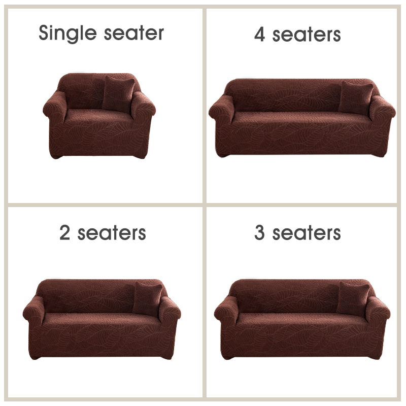 Thick waterproof elastic universal plain sofa cover set stretchable 1 2 3 4 seater sopa cover l
