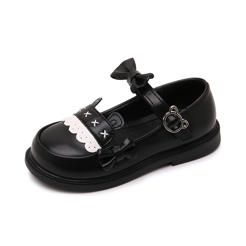 black shoes for school girl Girls' Princess Shoes Japanese Lolita