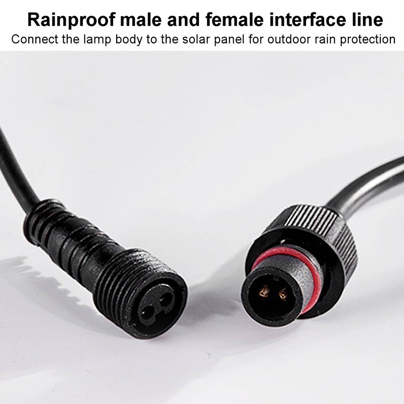 10 Meters Power Cord Solar Powered Floodlight Thick Wire Light