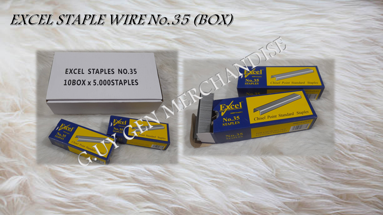 EXCEL STAPLE WIRE NO,35 (BOX) Lazada PH