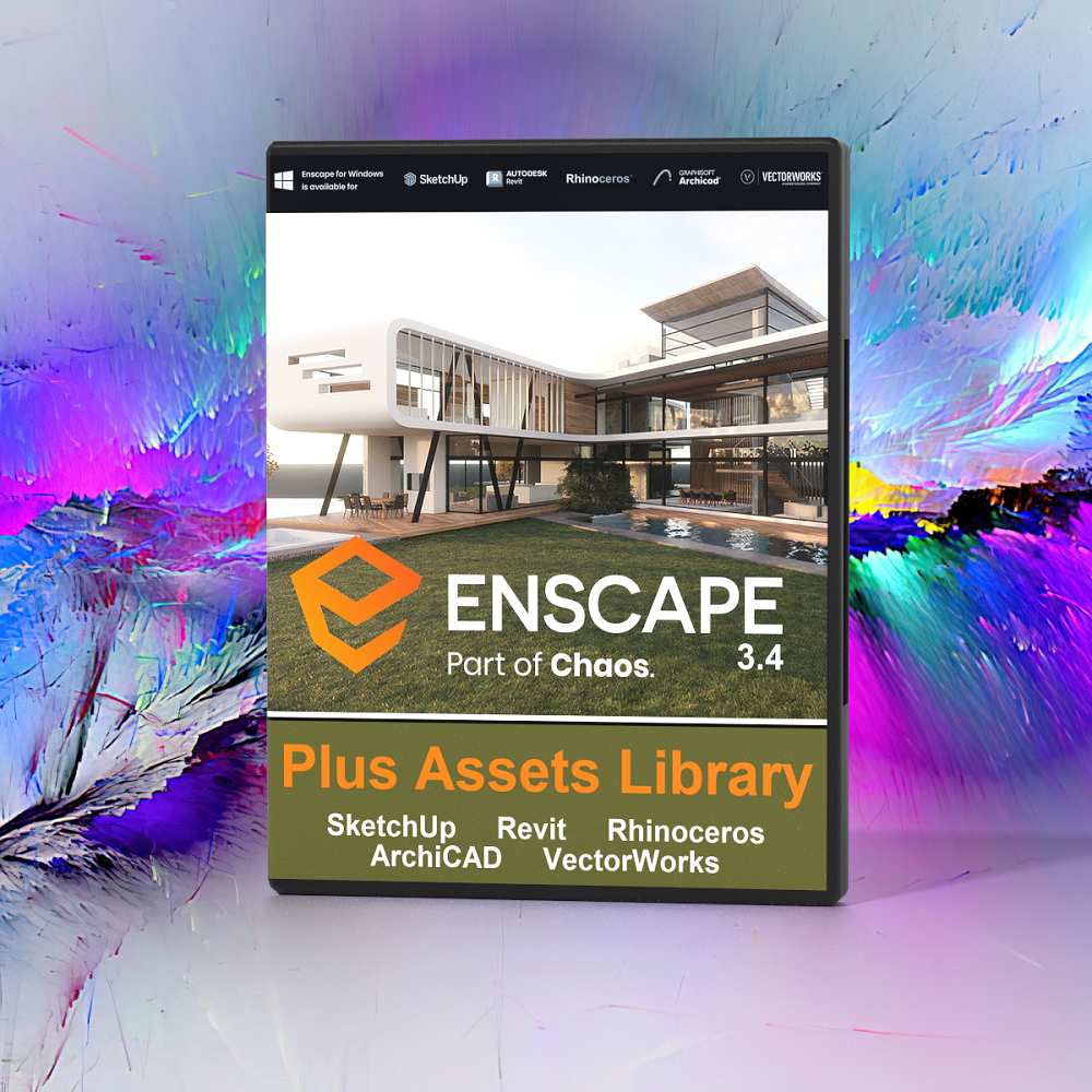 Enscape 3D 3.4 for Revit / SketchUp / Rhino / ArchiCAD + Assets Library ...