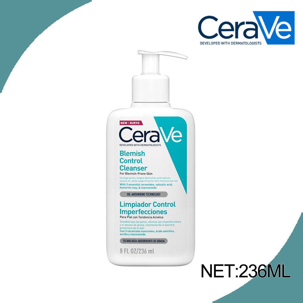 CeraVe Blemish Control Cleanser For Blemish-Prone Skin 236ml