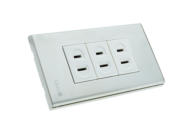 Do-It-Home OMNI Regular Convenience Outlet in Stainless